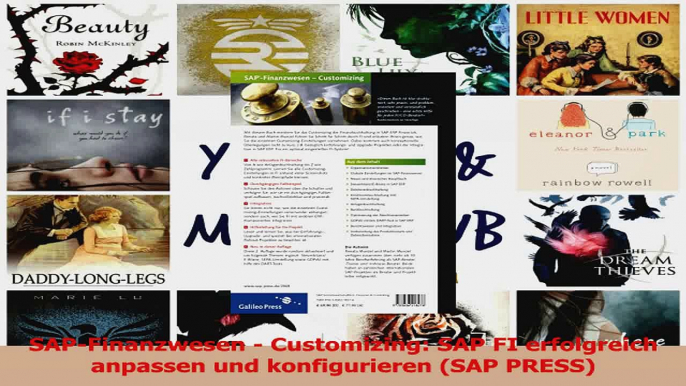 Lesen  SAPFinanzwesen  Customizing SAP FI erfolgreich anpassen und konfigurieren SAP PRESS PDF Online