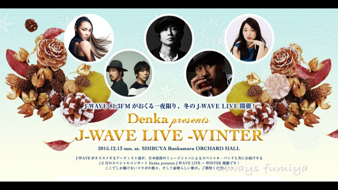 藤井フミヤ 「J-WAVE LIVE ～Winter」 2015.12.24