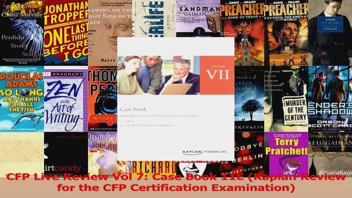 PDF Download  CFP Live Review Vol 7 Case Book 11E Kaplan Review for the CFP Certification Examination PDF Online