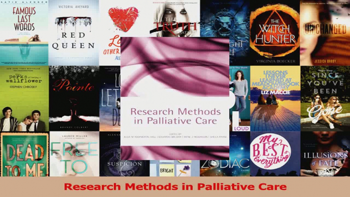 PDF Download  Research Methods in Palliative Care Read Online