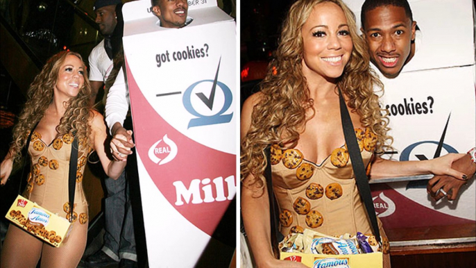 Mariah Carey & Nick  Cannon in Halloween Costumes