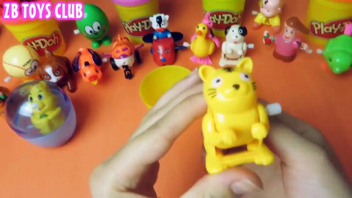 kinder surprise eggs Play Doh Peppa Pig Kinder surprise eggs Spongebob peppa pig