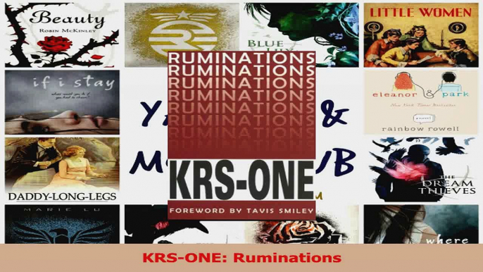 PDF Download  KRSONE Ruminations Download Online