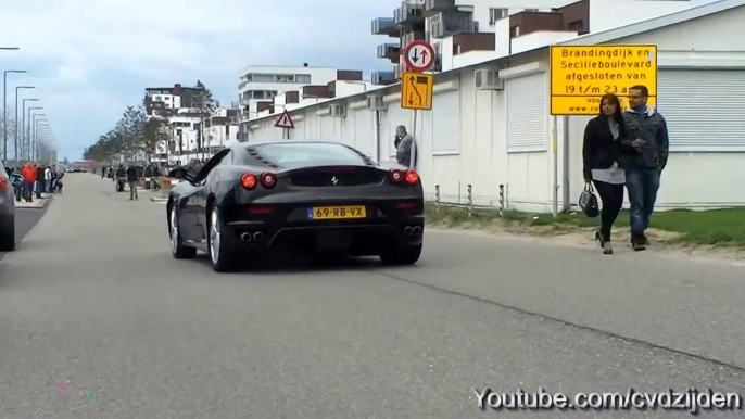 Maserati GranTurismo vs. Ferrari F430 fast acceleration!!