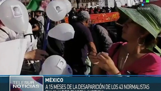 México: marchan a la Basílica de Guadalupe a 15 meses de Ayotzinapa