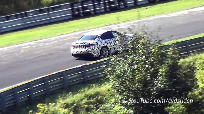 510HP Alfa Romeo Giulia Testing on the Nurburgring