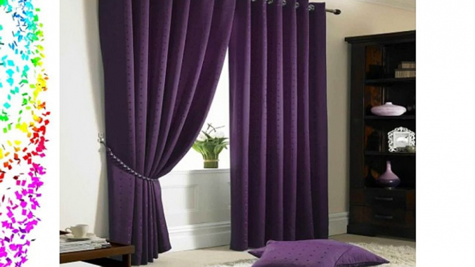 Madison Lined Eyelet Ring Top Curtains Purple 90x108