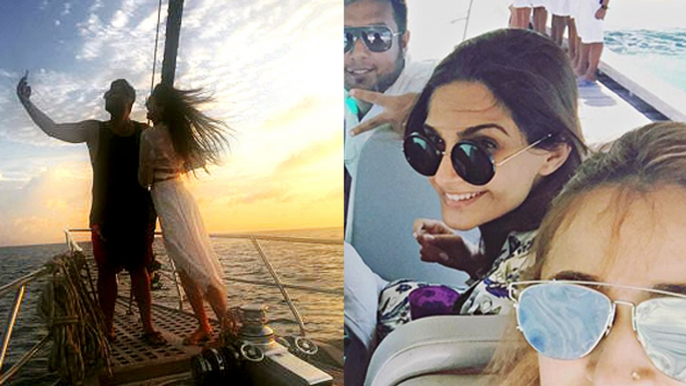 Sonam Kapoor Enjoys Vacations In Maldives