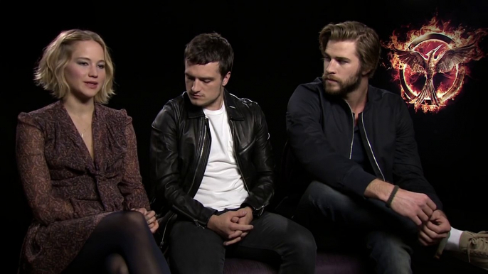 Mockingjay Interview with Jennifer Lawrence, Josh Hutcherson and Liam Hemsworth