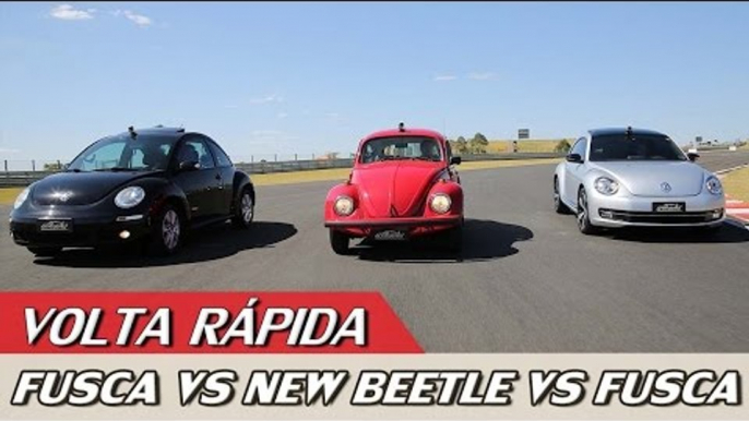 FUSCA ITAMAR X NEW BEETLE X FUSCA TSI - VOLTA RÁPIDA COM RUBENS BARRICHELLO #57 | ACELERADOS