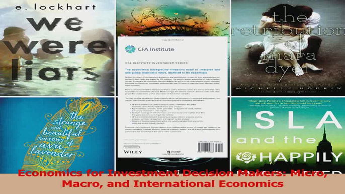 PDF Download  Economics for Investment Decision Makers Micro Macro and International Economics Download Full Ebook