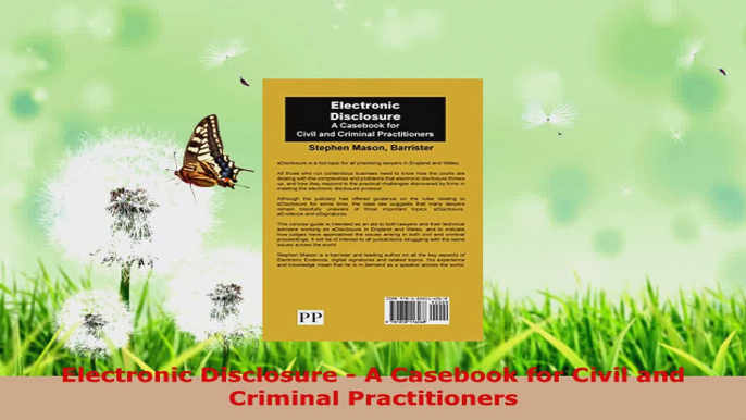 Download  Electronic Disclosure  A Casebook for Civil and Criminal Practitioners EBooks Online