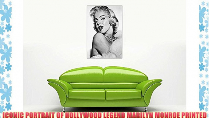 CANVAS PRINTS WALL ART PICTURES BEAUTIFUL MARILYN MONROE PORTRAIT ROOM DECORATION HOLLYWOOD