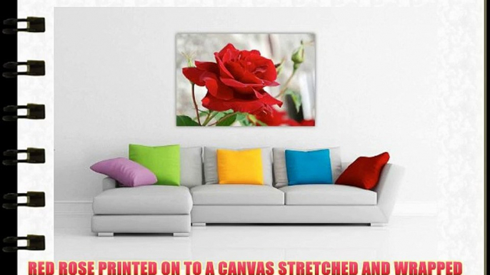 CANVAS WALL ART PRINTS RED ROSE ROMANTIC PHOTO PRINTING PICTURES ROOM DECORATION FLORAL PHOTOS