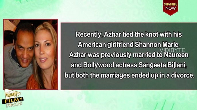 Former Indian Cricket Captain Azharuddin Married for the Third Time - Filmy Focus