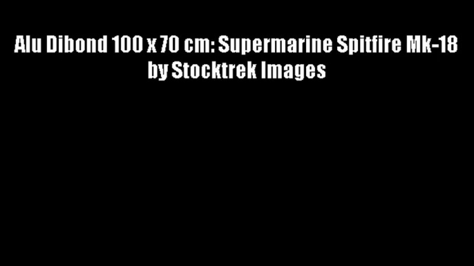 Alu Dibond 100 x 70 cm: Supermarine Spitfire Mk-18 by Stocktrek Images