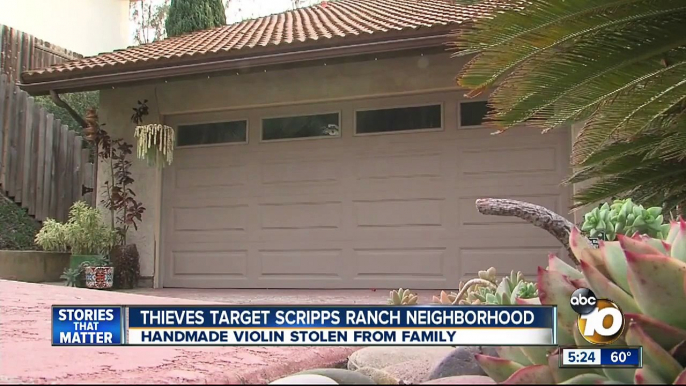 Thieves target Scripps Ranch neighborhood