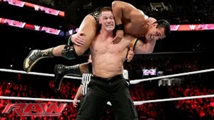 John Cena vs. Alberto Del Rio - United States Championship Match: Raw, December 28, 2015