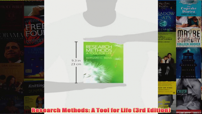 Research Methods A Tool for Life 3rd Edition