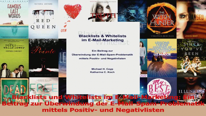 Download  Blacklists und Whitelists im EMailMarketing Ein Beitrag zur Überwindung der Ebook Online