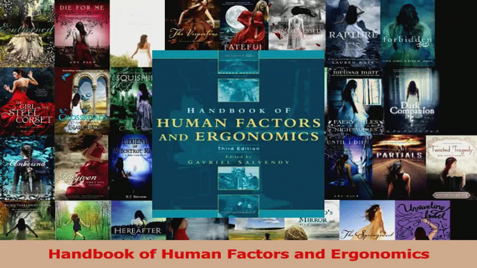 PDF Download  Handbook of Human Factors and Ergonomics PDF Full Ebook