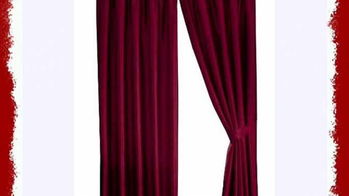 Dreams 'n' Drapes Java Red Eyelet Lined Curtain 66x90