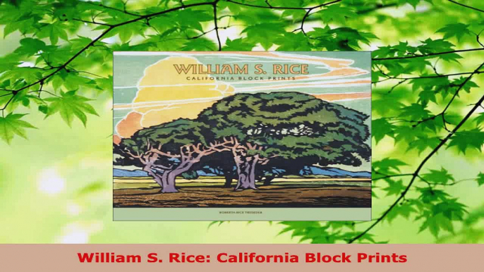 Read  William S Rice California Block Prints PDF Free