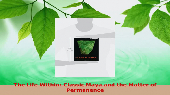 Download  The Life Within Classic Maya and the Matter of Permanence PDF Free