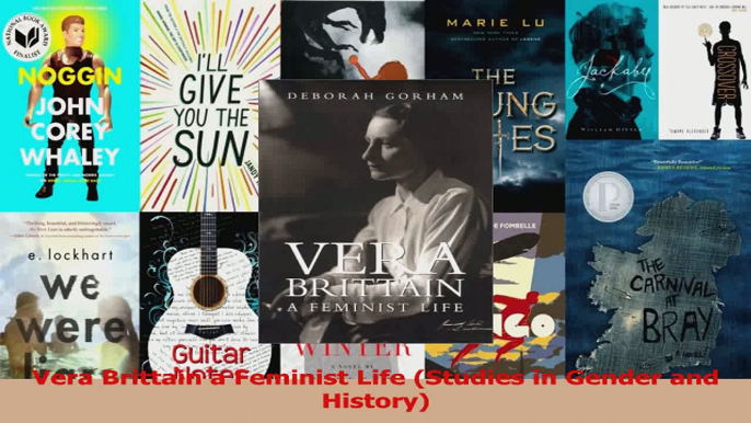 PDF Download  Vera Brittain a Feminist Life Studies in Gender and History PDF Full Ebook