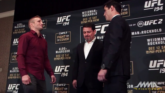 UFC Fight Night 81: TJ Dillashaw vs. Dominick Cruz Staredown