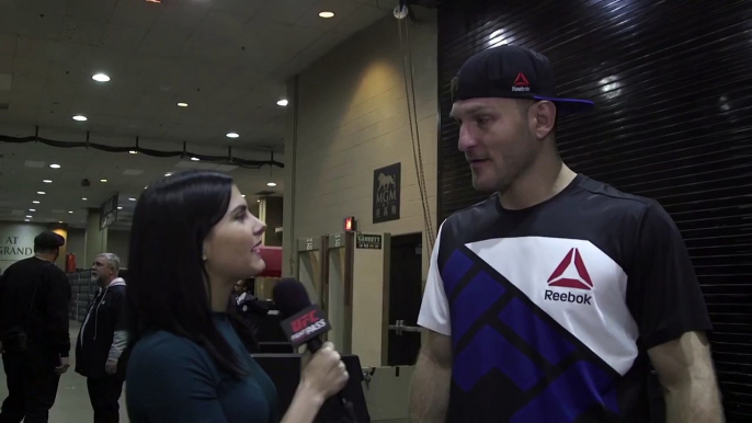 UFC 195: Stipe Miocic Backstage Interview