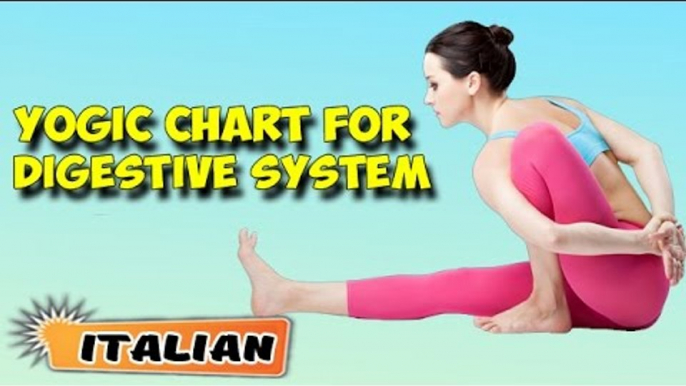 Yoga per Apparato digerente | Yoga For Digestive System | Yogic Chart & Benefits of Asana in Italian