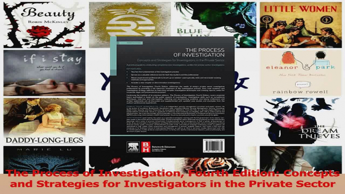 PDF Download  The Process of Investigation Fourth Edition Concepts and Strategies for Investigators in Download Full Ebook