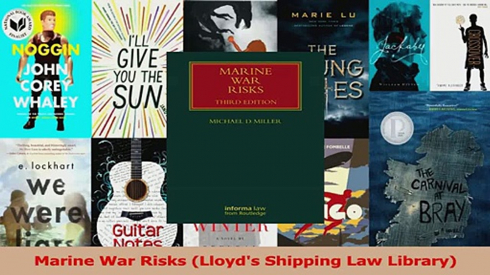 PDF Download  Marine War Risks Lloyds Shipping Law Library Download Full Ebook