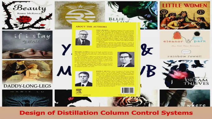 PDF Download  Design of Distillation Column Control Systems PDF Online