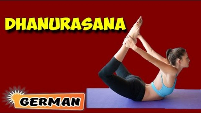 Dhanurasana | Yoga für Anfänger | Yoga For Digestive System & Tips | About Yoga in German