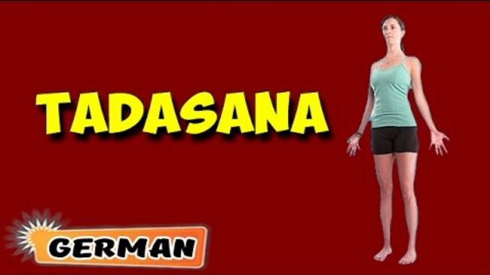 Tadasana (Mountain Pose) | Yoga für Anfänger | Yoga For Asthma & Tips | About Yoga in German