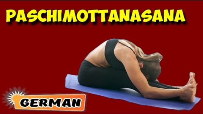 Paschimottanasana | Yoga für Anfänger | Yoga For Digestive System & Tips | About Yoga in German