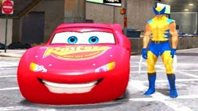 [XMEN] Wolverine Marvel Superhero w/ Lightning McQueen Disney CARS & Nursery Rhymes Songs