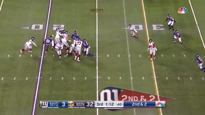 Rueben Randle Bounces Off Defenders For Deep TD! | Giants vs. Vikings | NFL