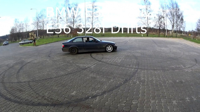 Bmw e36 328i,e30 320i, drifts burnouts