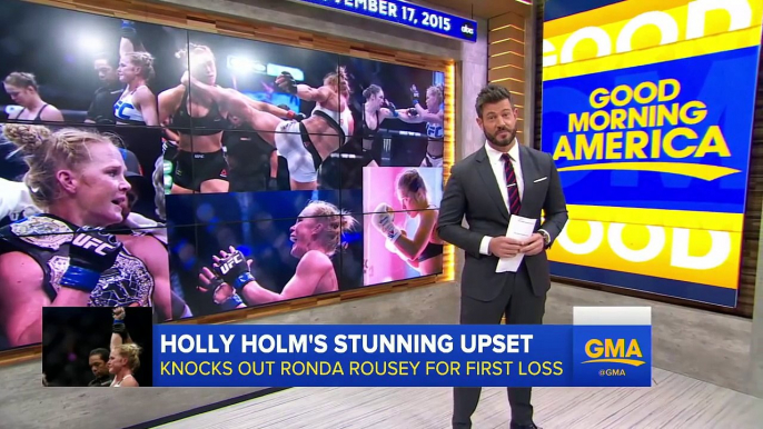 Underdog Holly Holm Reacts to Ronda Rousey Upset
