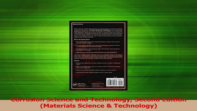 PDF Download  Corrosion Science and Technology Second Edition Materials Science  Technology Download Online