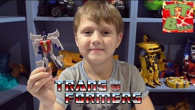 ✔ Трансформеры. Распаковка новых друзей от Игорька. Видео для детей / Transformers Starscream ✔