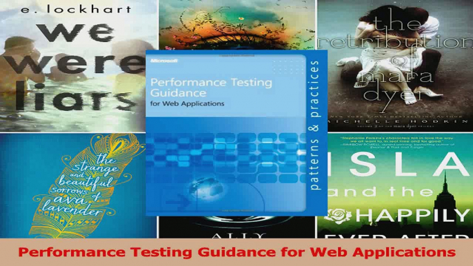 PDF Download  Performance Testing Guidance for Web Applications PDF Full Ebook