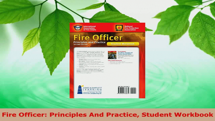 Read  Fire Officer Principles And Practice Student Workbook Ebook Online