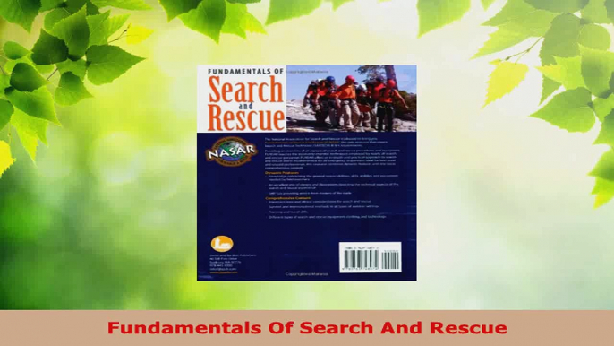 Read  Fundamentals Of Search And Rescue PDF Online