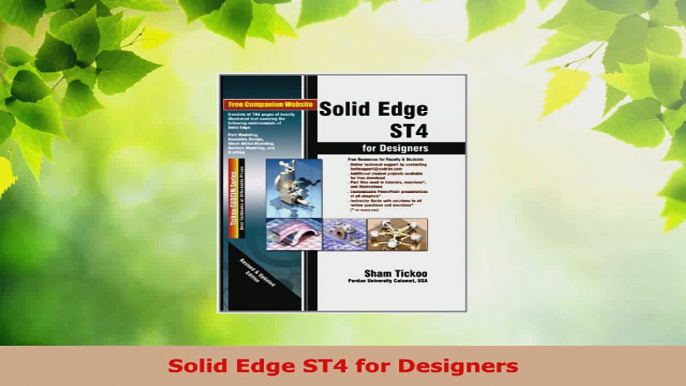 Download  Solid Edge ST4 for Designers PDF Online