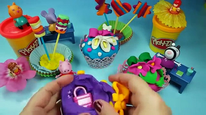 toys Play doh Peppa pig Barbie Play doh videos surprise eggs Play doh cup cake egg egg