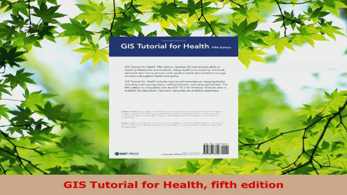 Read  GIS Tutorial for Health fifth edition Ebook Free